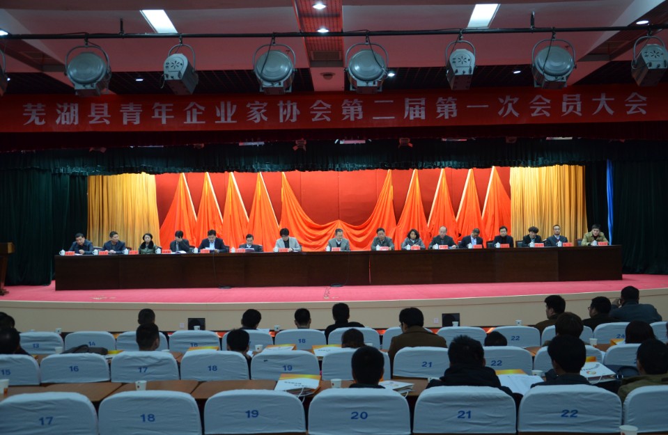 芜湖县青年企业家协会第二届第一次会员大会召开